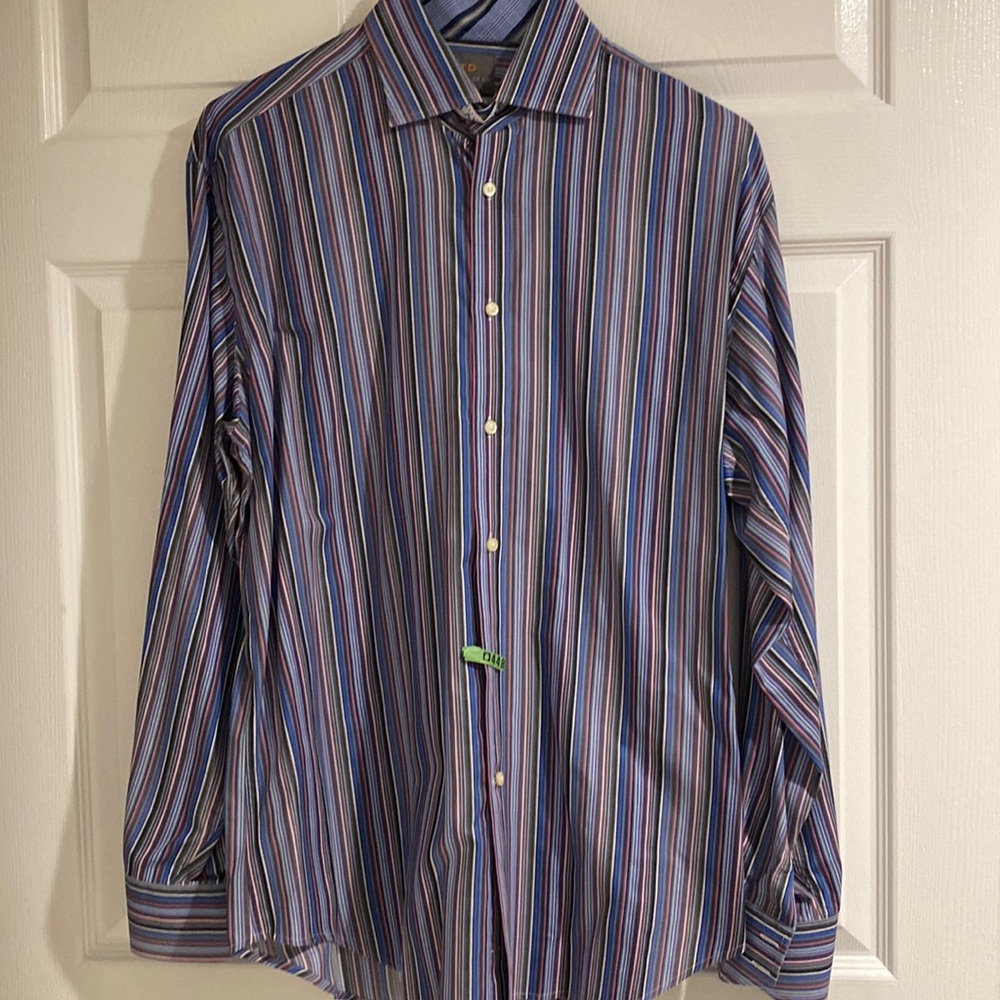 Thomas Dean Mens button down shirt size large